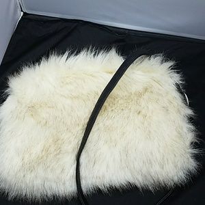 Faux fur crossbody